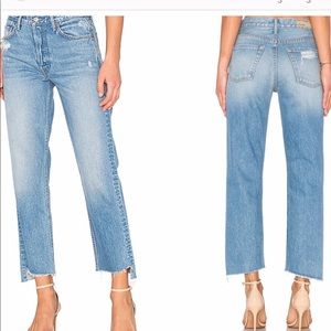 GRLFRND Helena High Rise Straight Leg Jean